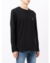 schwarzes Langarmshirt von BOSS