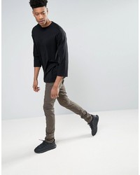 schwarzes Langarmshirt von Asos