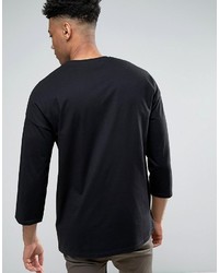 schwarzes Langarmshirt von Asos