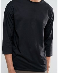 schwarzes Langarmshirt von Asos