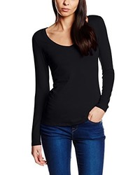 schwarzes Langarmshirt von Tally Weijl