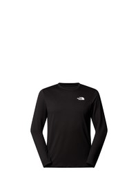 schwarzes Langarmshirt von The North Face
