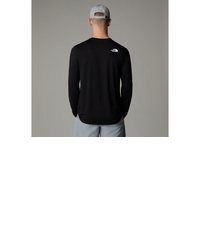 schwarzes Langarmshirt von The North Face