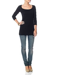 schwarzes Langarmshirt von Vero Moda