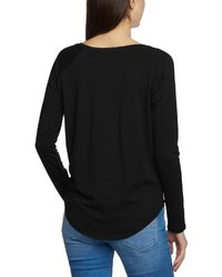 schwarzes Langarmshirt von VILA CLOTHES