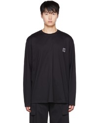 schwarzes Langarmshirt von Wooyoungmi