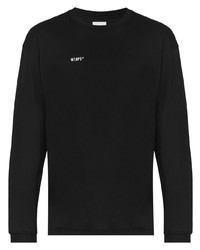 schwarzes Langarmshirt von WTAPS