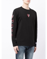 schwarzes Langarmshirt von BOSS