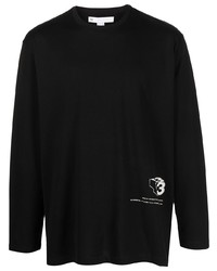 schwarzes Langarmshirt von Y-3