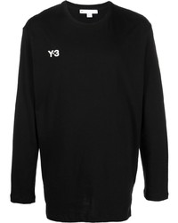 schwarzes Langarmshirt von Y-3