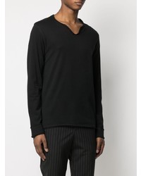 schwarzes Langarmshirt von Zadig & Voltaire