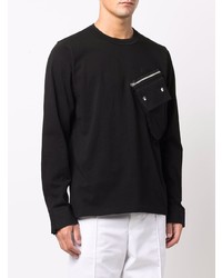 schwarzes Langarmshirt von Sacai