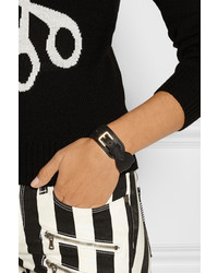 schwarzes Lederarmband von Mulberry