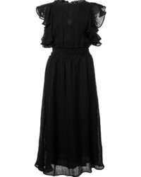 schwarzes Leinen Kleid von Apiece Apart