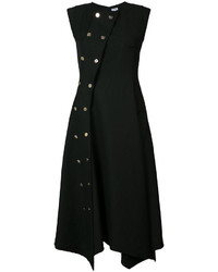 schwarzes Leinen Kleid von Loewe