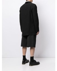 schwarzes Leinen Sakko von Yohji Yamamoto