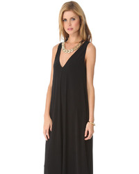 schwarzes Maxikleid von Rachel Zoe