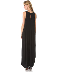 schwarzes Maxikleid von Rachel Zoe