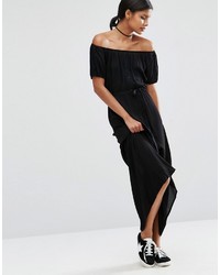 schwarzes Maxikleid von Asos