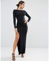 schwarzes Maxikleid von Asos