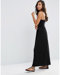 schwarzes Maxikleid von Asos