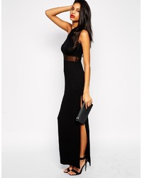 schwarzes Maxikleid von Asos