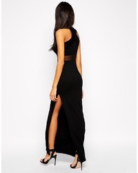 schwarzes Maxikleid von Asos