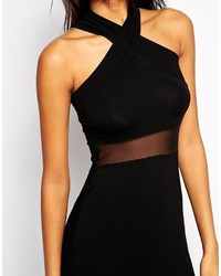 schwarzes Maxikleid von Asos