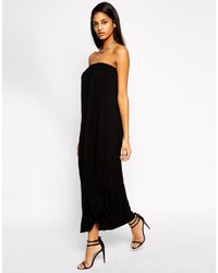 schwarzes Maxikleid von Asos