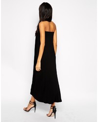 schwarzes Maxikleid von Asos