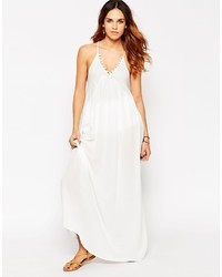 schwarzes Maxikleid von Asos