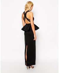 schwarzes Maxikleid von Asos