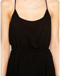 schwarzes Maxikleid von Vero Moda