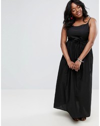 schwarzes Maxikleid von Asos