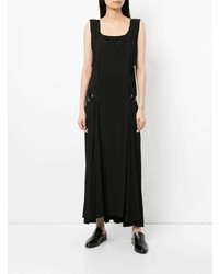 schwarzes Maxikleid von Yohji Yamamoto Vintage