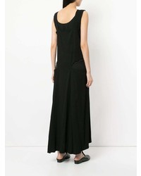 schwarzes Maxikleid von Yohji Yamamoto Vintage