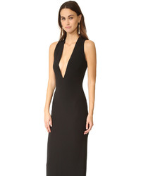 schwarzes Maxikleid von SOLACE London