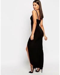 schwarzes Maxikleid von Club L