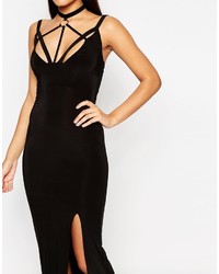 schwarzes Maxikleid von Club L