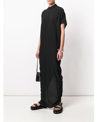 schwarzes Maxikleid von Rick Owens