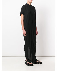 schwarzes Maxikleid von Rick Owens