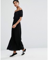 schwarzes Maxikleid von Asos