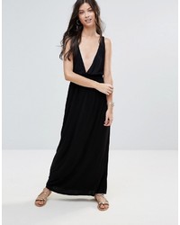 schwarzes Maxikleid von Asos