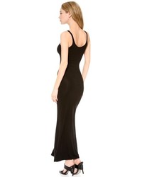 schwarzes Maxikleid von Alexander Wang