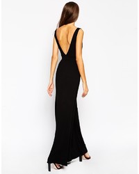 schwarzes Maxikleid von Asos