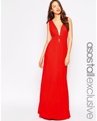 schwarzes Maxikleid von Asos