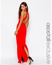 schwarzes Maxikleid von Asos