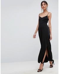 schwarzes Maxikleid von Asos