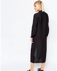 schwarzes Maxikleid von The Laden Showroom