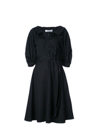 schwarzes Midikleid von Chalayan